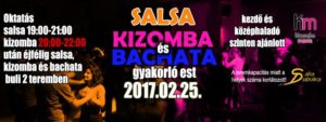 Salsa, Kizomba és Bachata gyakorló est 02.25. @ Hölgyválasz Dancestudio