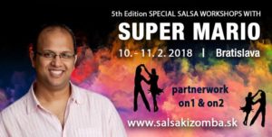 5th Special SALSA workshops&party with Super Mario, Bratislava @ UDT Univerzálny DOM Tanca